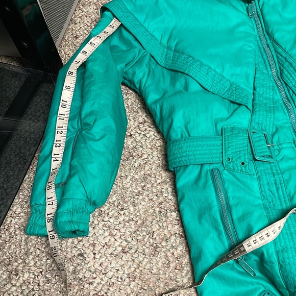 Vintage 80s/90s one piece ski suit with belt - Picture 8 of 13